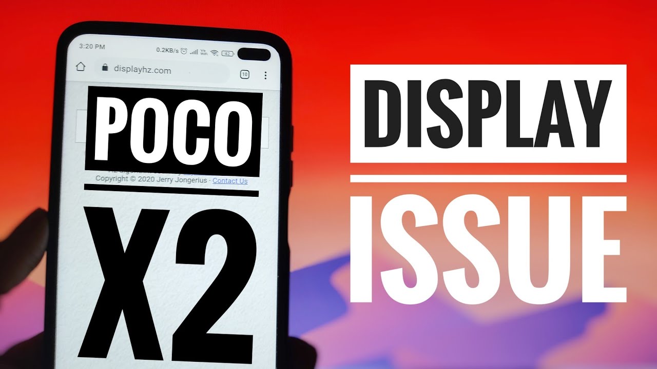 POCO X2 Display issue