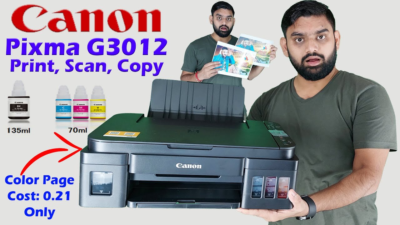 Canon G3012 Printer Unboxing Video & Print Quality | Review OF Canon G3012 Printer | Installation |