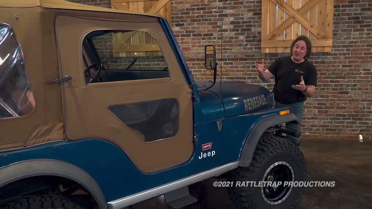 Установка стоп-сигнала на старый выцветший Jeep CJ5 Levi 1977 года — GearZ Стэйси Дэвид