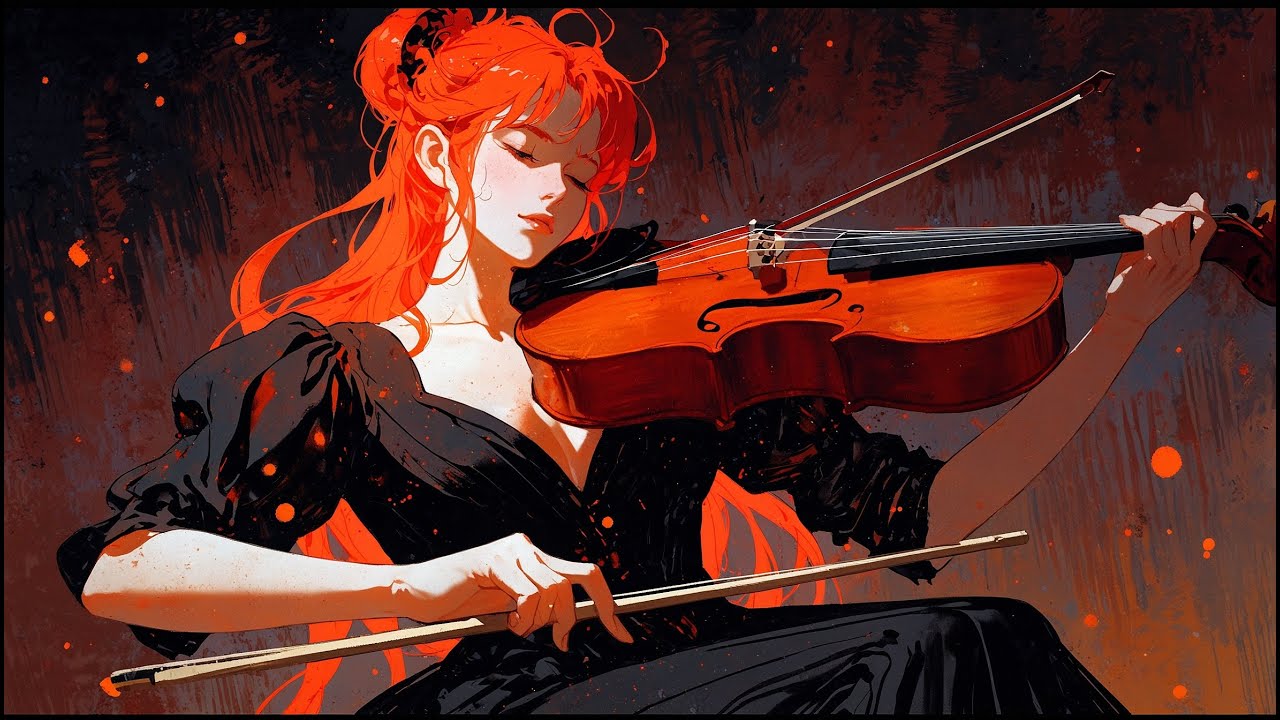 Anger's Crimson Cello Solo | Powerful Strings: A Fiery Orchestral Tempest