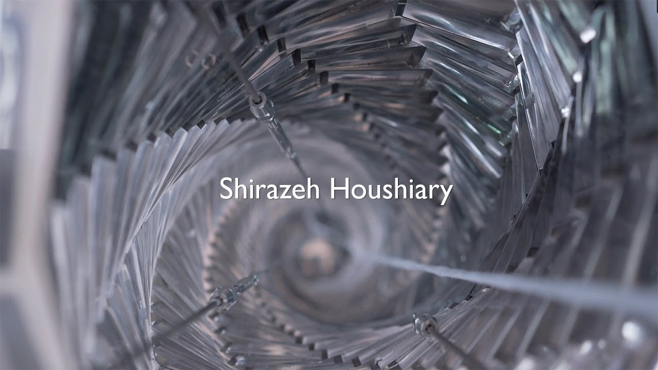 The artist Shirazeh Houshiary explaining the limits of perceptions and the envision existence.