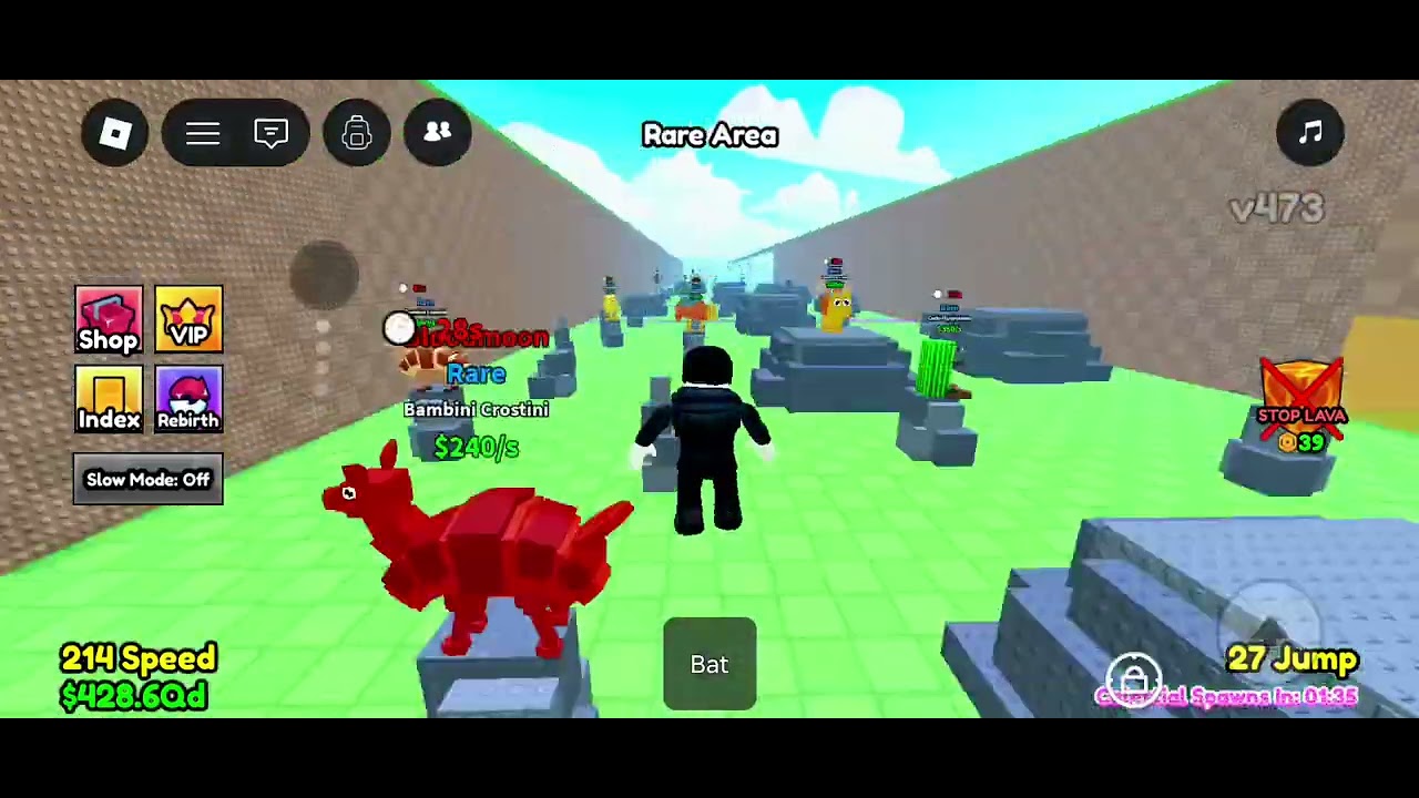 I have aura and I am playing survive Lava from Windows 😉😚