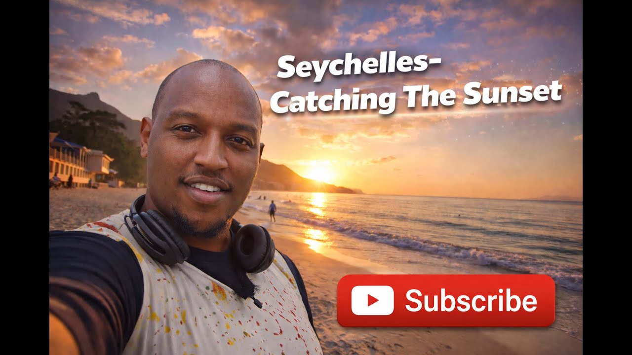 Сейшельские острова — встреча заката на пляже