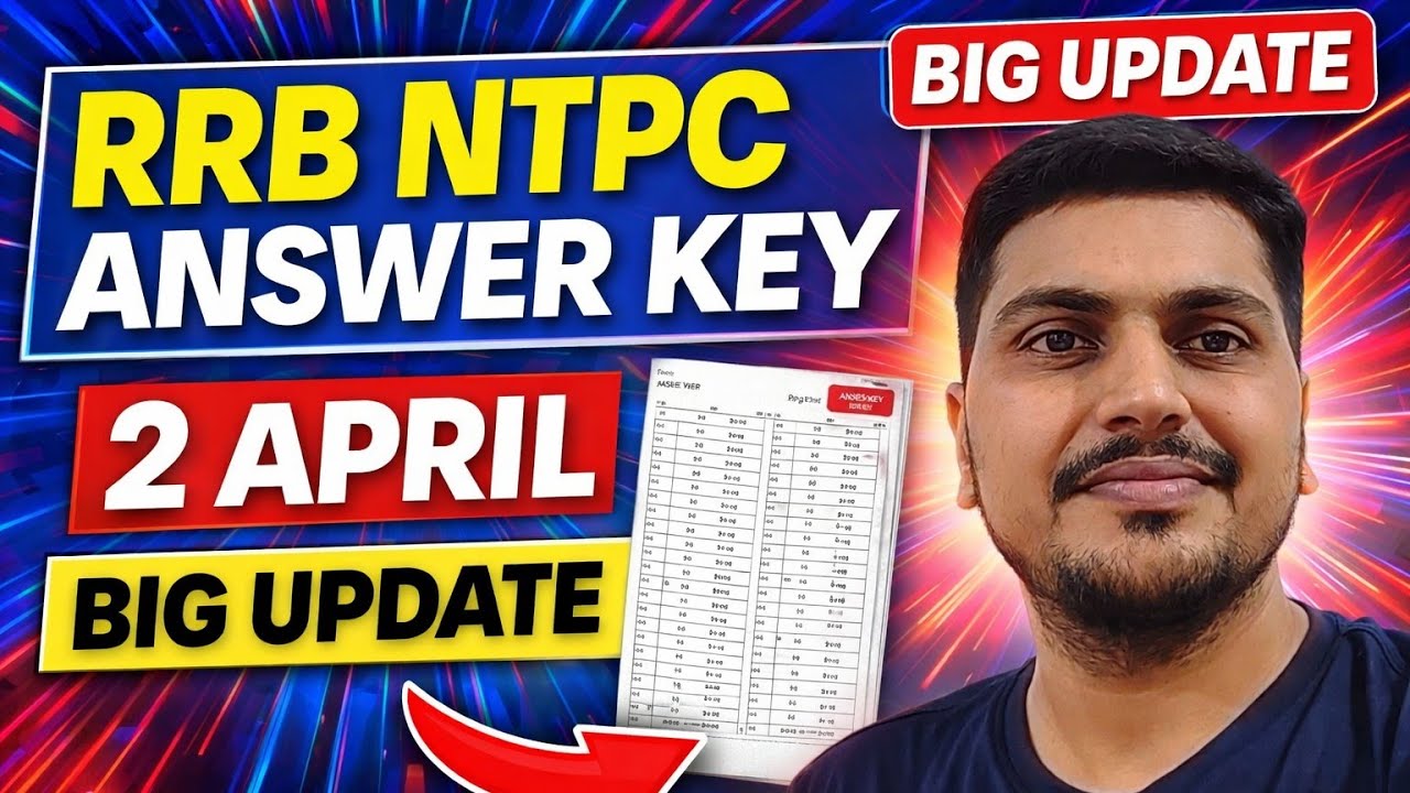 RRB NTPC Answer Key  Big update 🤔 Exact Date | Response Sheet Release | #rrb #rrbntpc