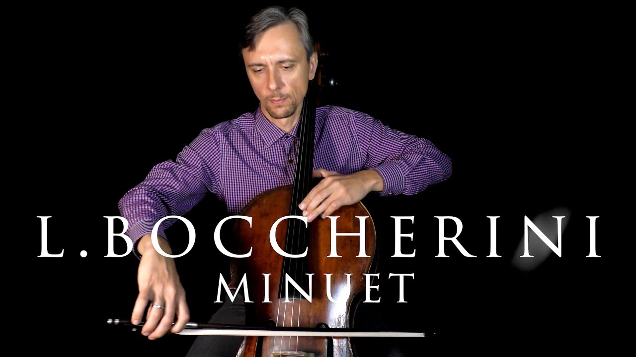 L. Boccherini Minuet for Cello Suzuki Book 3 in SLOW PRACTICE TEMPO