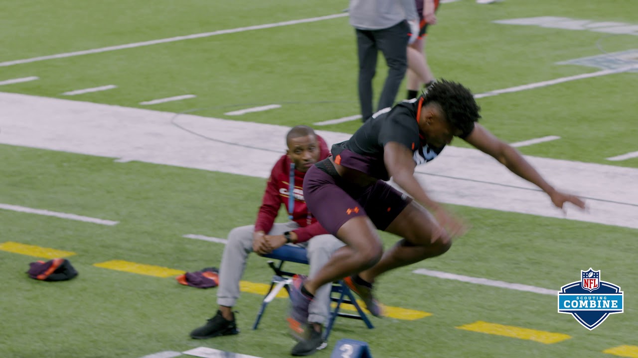 SAQUAN HAMPTON Combine Long Jump