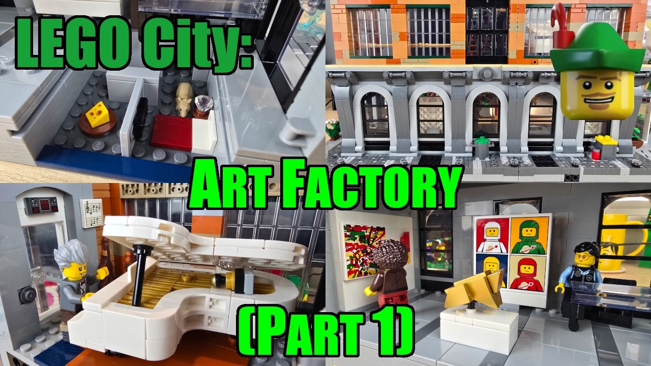 LEGO City - Фабрика искусств - Часть 1 910054 🖼️🎨🏹