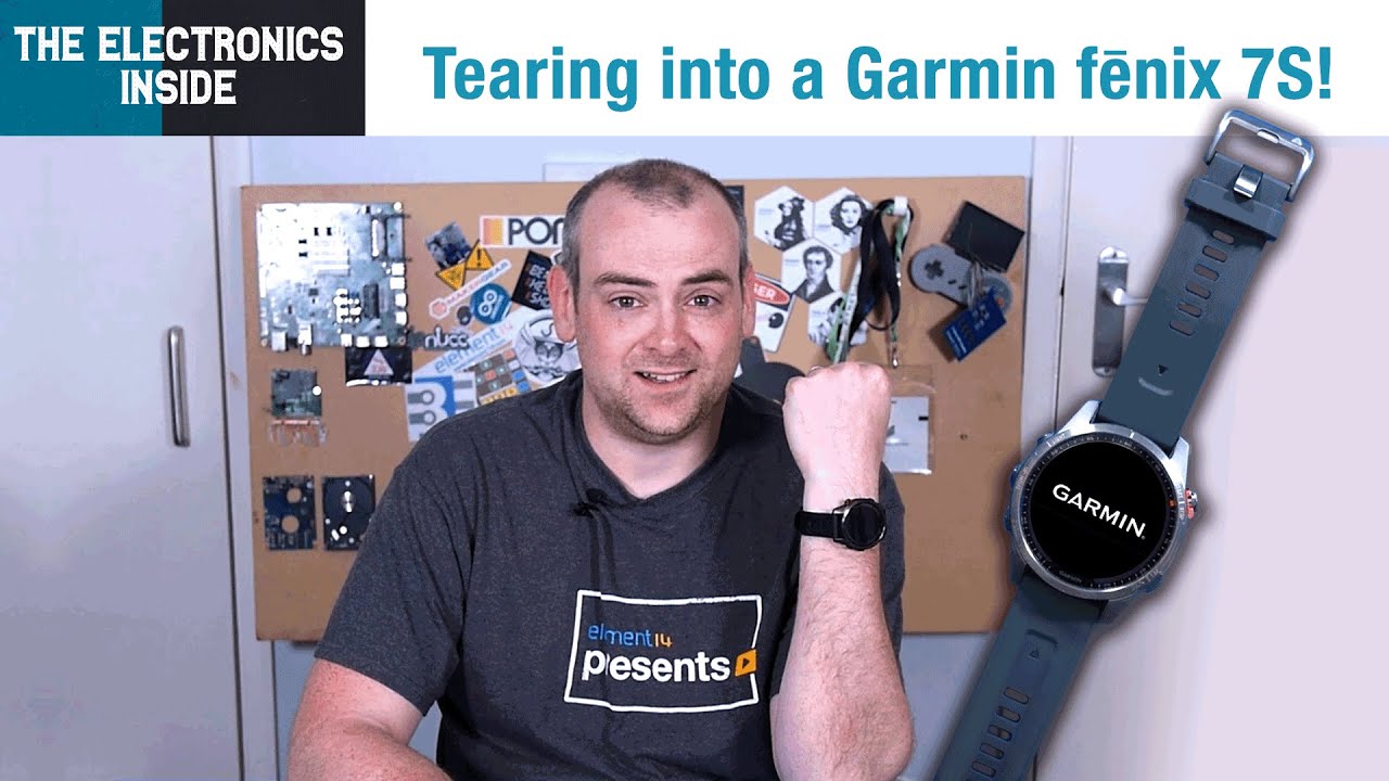 Garmin Fēnix 7S Solar Teardown - The Electronics Inside