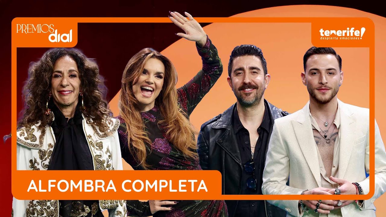 ALFOMBRA de PREMIOS DIAL TENERIFE 2025 completa 💃