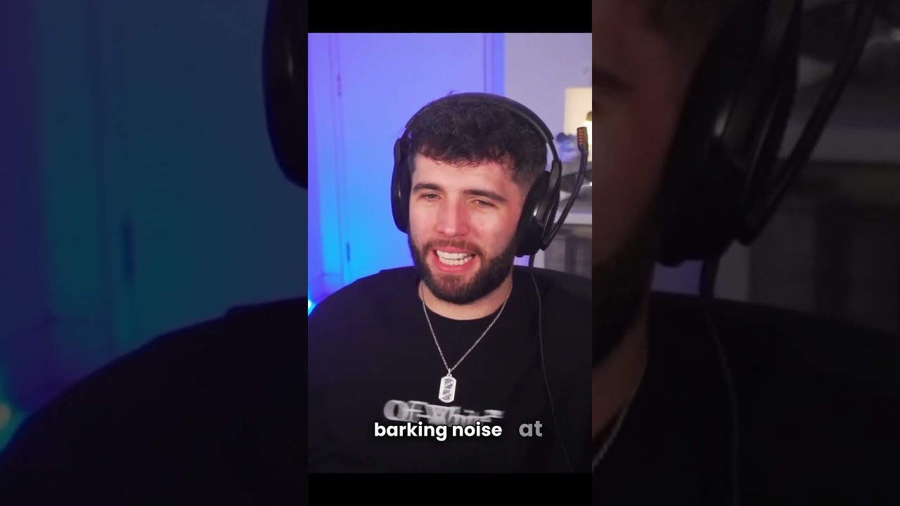 Vikkstar Barks at Ralph 😂🐶. 