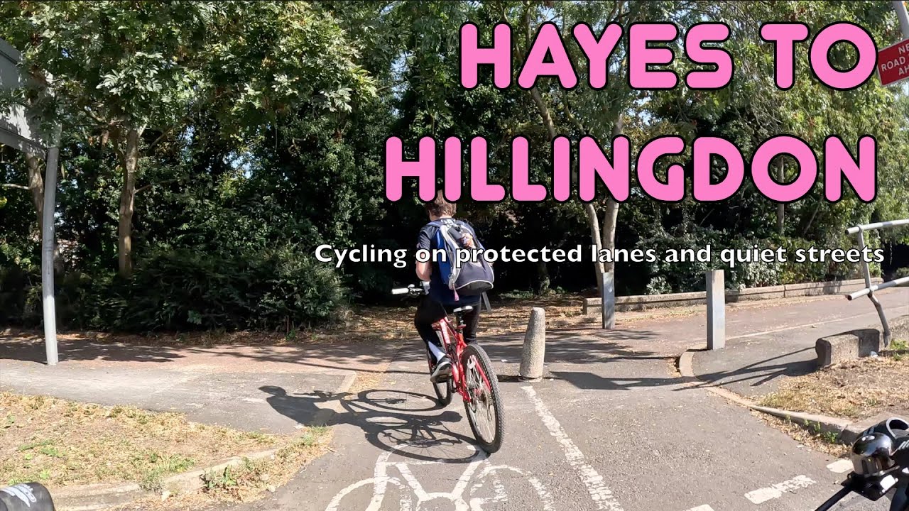 🚲 The hidden traffic-free way to cycle from Hayes to Hillingdon