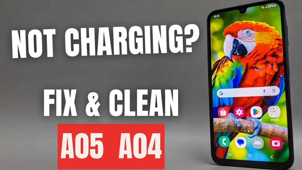 Samsung Galaxy A05 / A04 Not Charging? Loose Connection? How to Fix & Clean USB Type-C Port