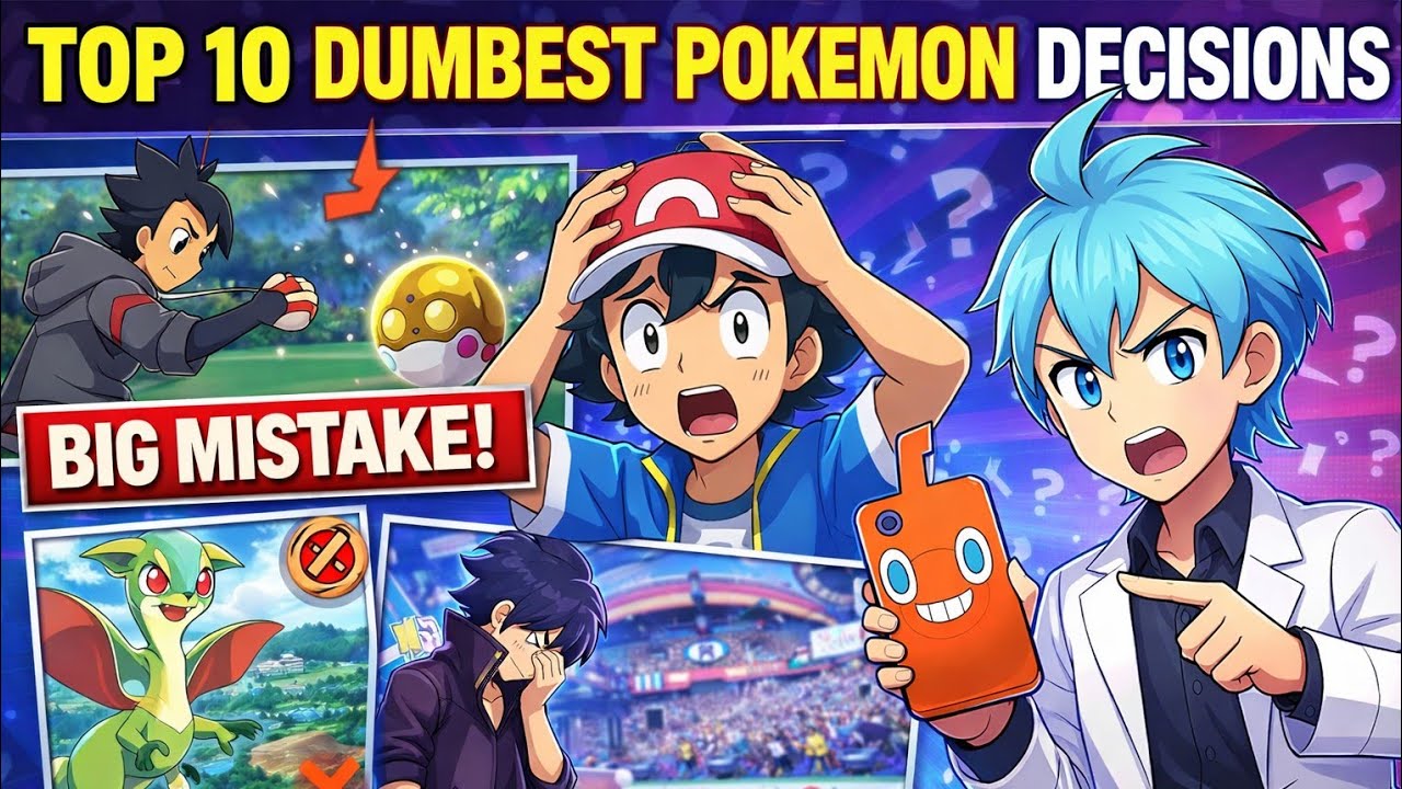 Top 10 Pokémon Fails That SHOCKED Fans! 🔥