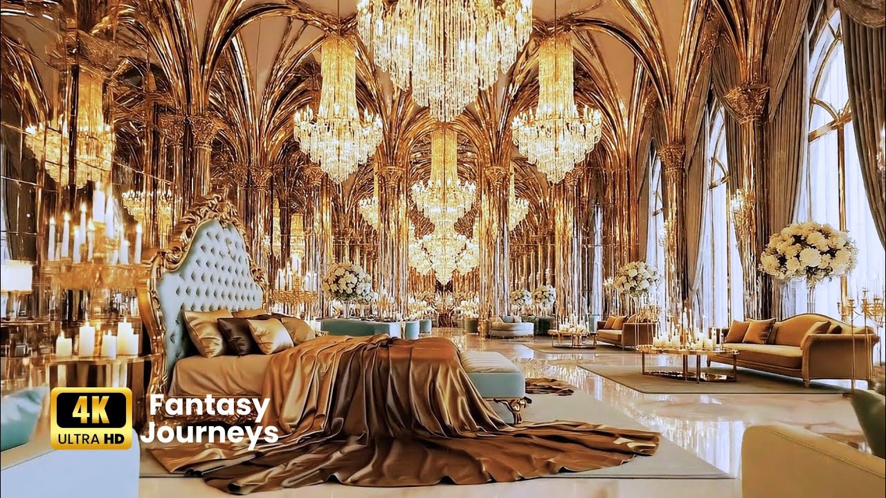 Step into Glass Mansion Redefines Luxury; Wonder Beyond Imagination | 4K Fantasy Journeys