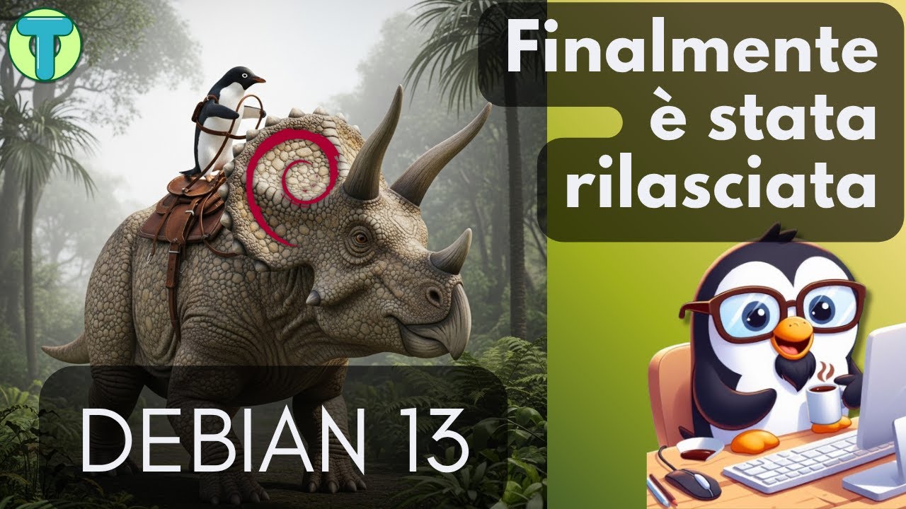 ✨🆕🐧 Debian 13 Trixie ITA 🇮🇹