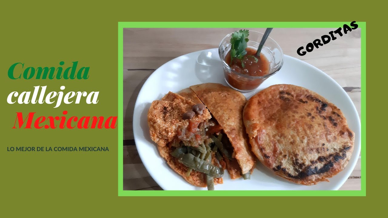 Comida callejera Mexicana* comida tradicional Mexicana, Gorditas t&iacute;picas de Celaya, Gto., M&eacute;xico
