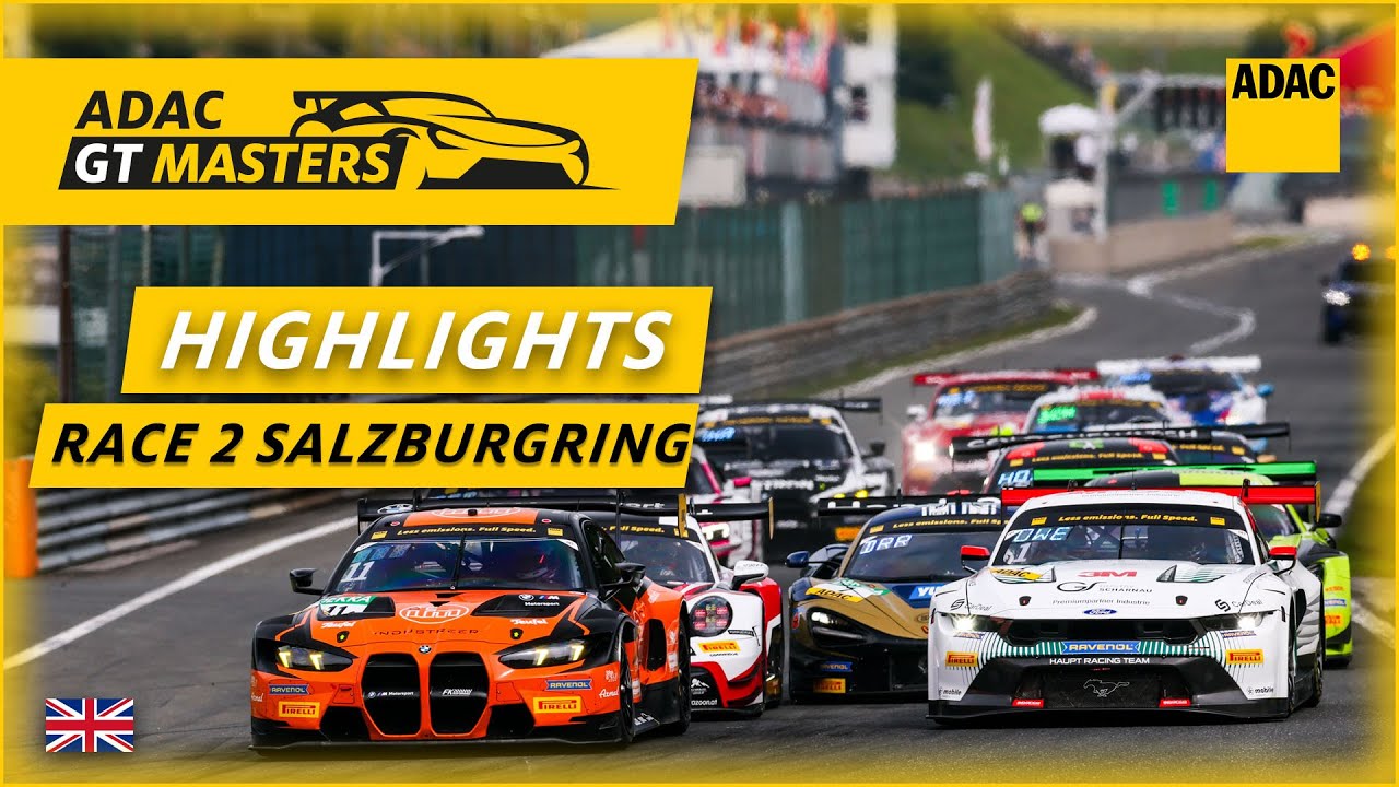 Intense racing action at Salzburgring | Race 2 Highlights | ADAC GT Masters 2025
