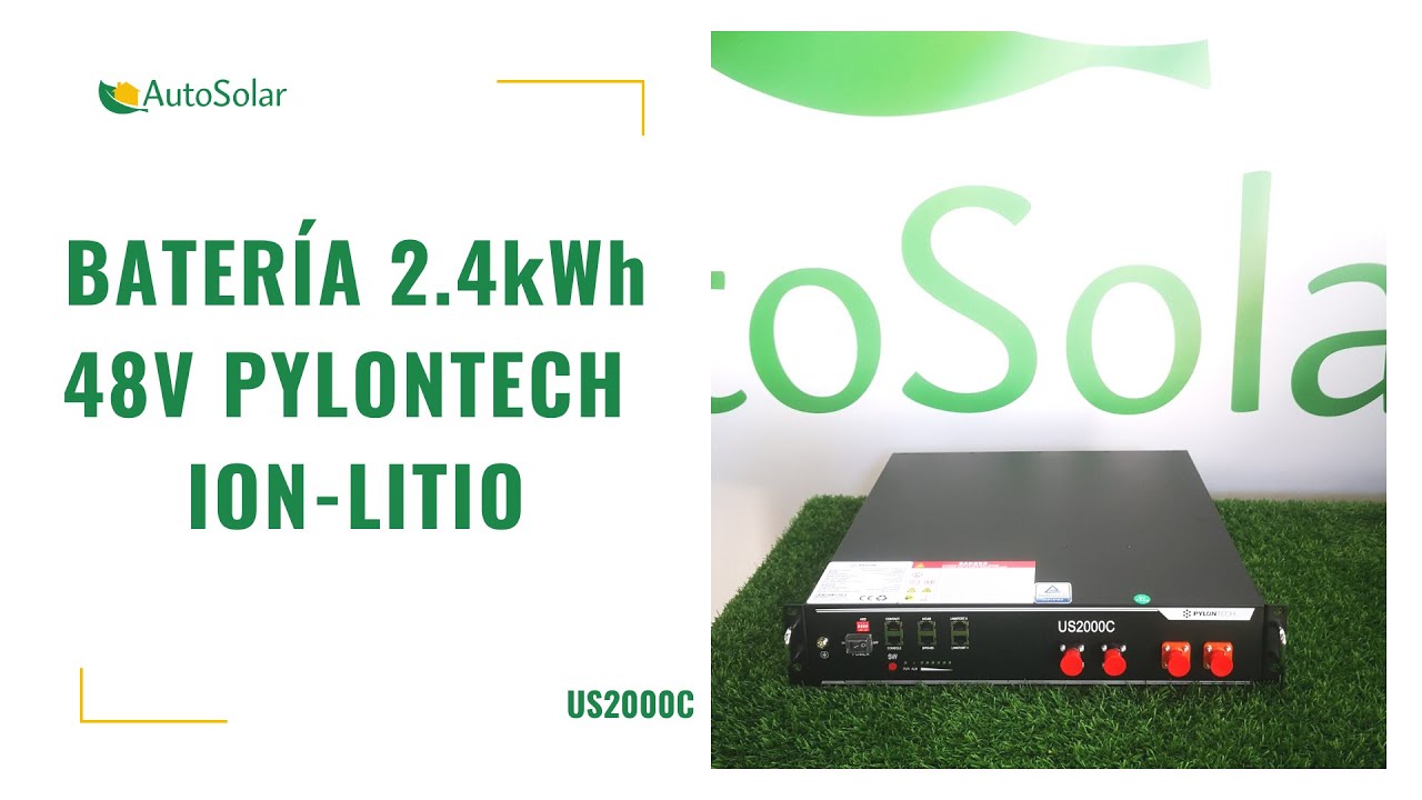 Batería de Litio Pylontech US2000 2.4kWh 48V