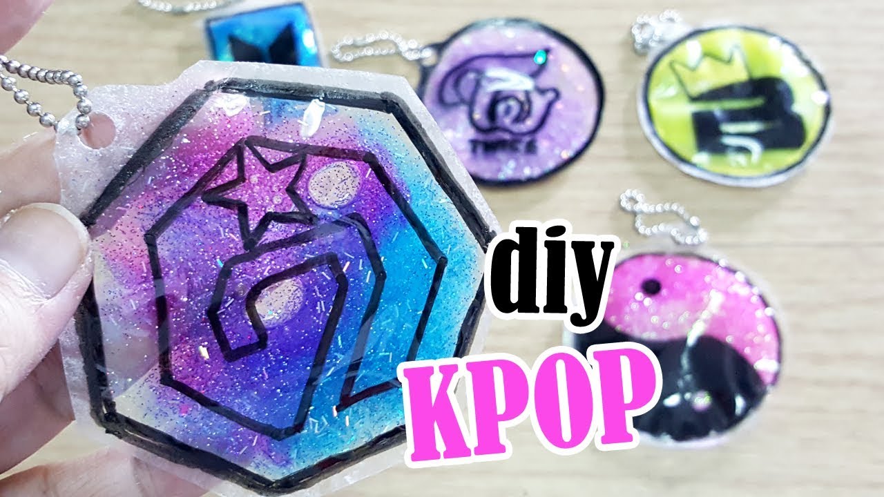 DIY KPOP Liquid Glitter Keychains | BTS | GOT7 | BLACKPINK |  BIGBANG