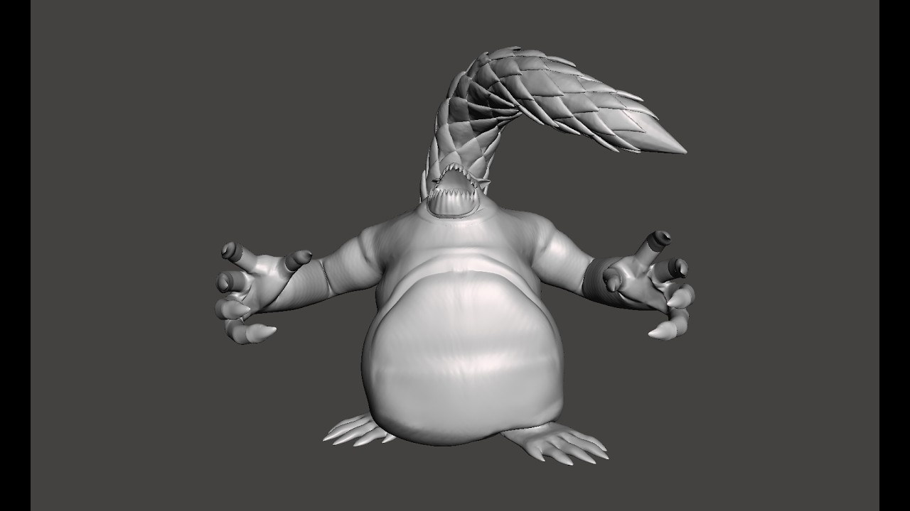 Shukaku 3D Modeling Fixing Process | Meshmixer