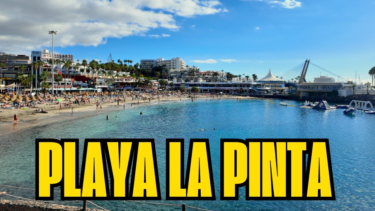 Рождество на Тенерифе: прогулка по пляжу Плайя-Ла-Пинта и виды на пристань! 🏖️