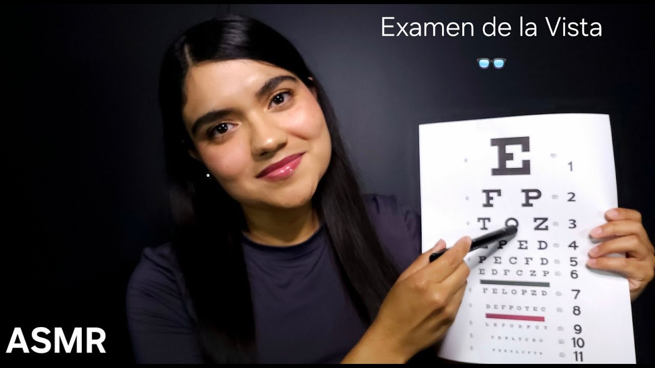 ASMR EXAMEN DE LA VISTA 👓 Roleplay en Español 😴