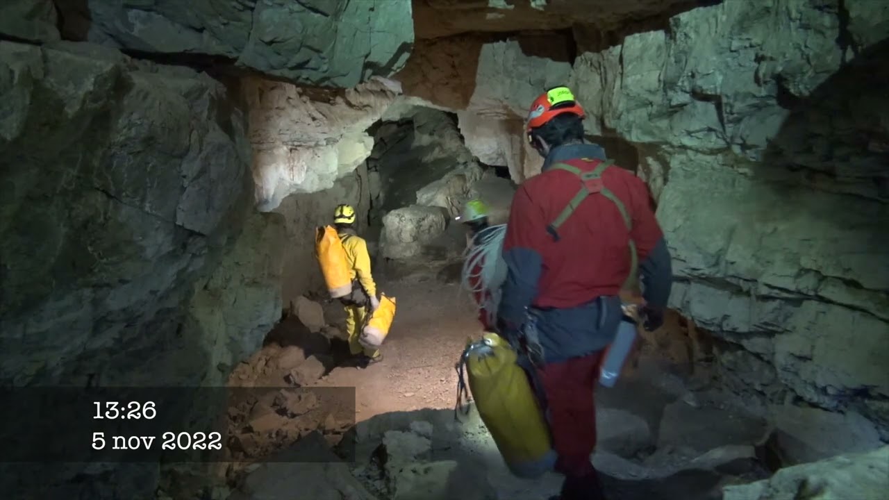 Simulacre de rescat a la Cova del Cavall (Olocau)