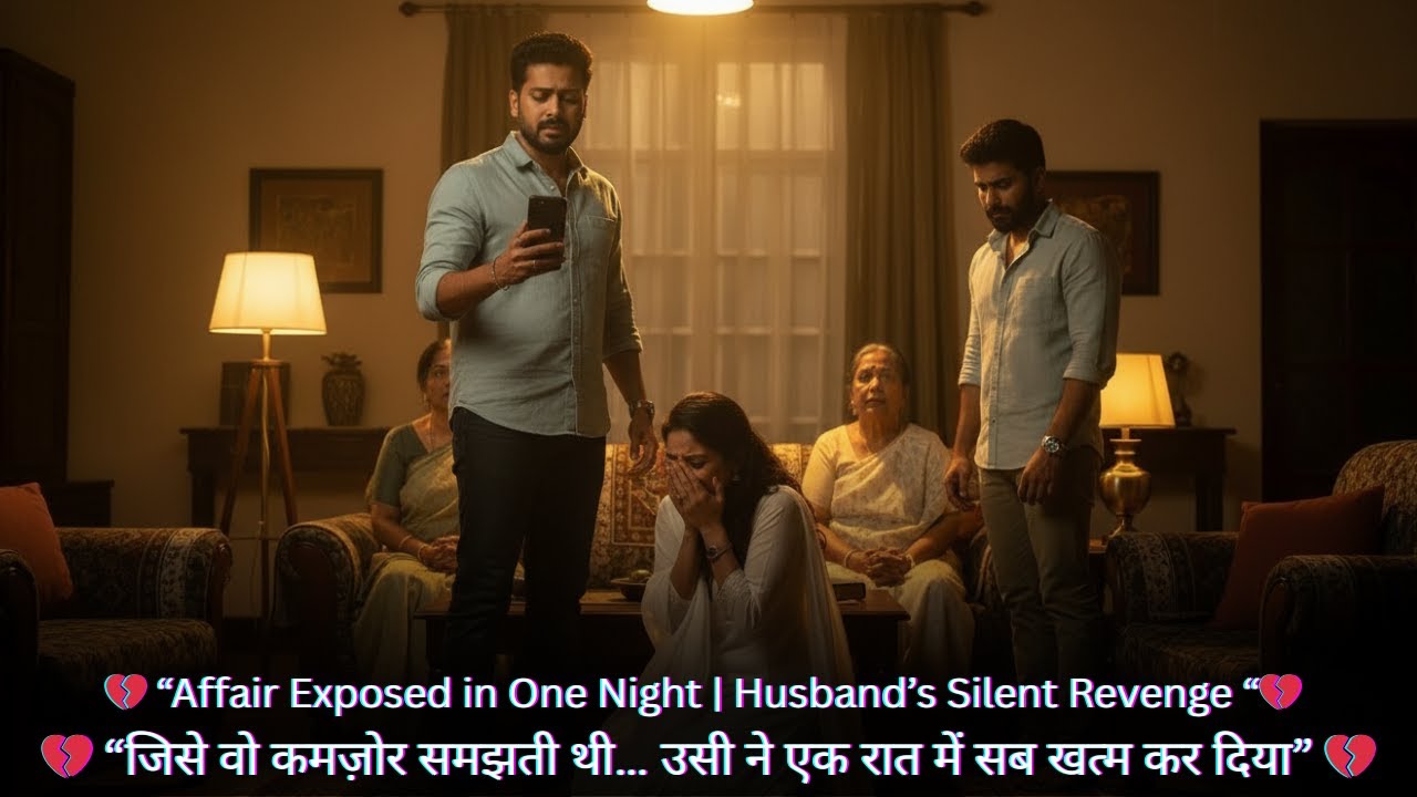 💔“जिसे वो कमज़ोर समझती थी… उसी ने एक रात में सब खत्म कर दिया”💔Husband Wife Emotional Revenge Story
