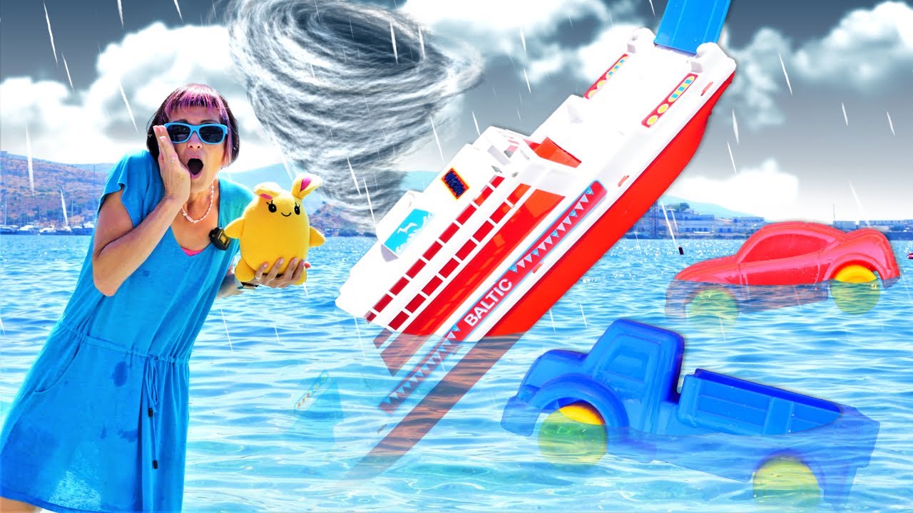 Resgatando o Barco e Aventuras do Coelhinho Lucky. Mamãe do Lucky. Vídeo Infantil.