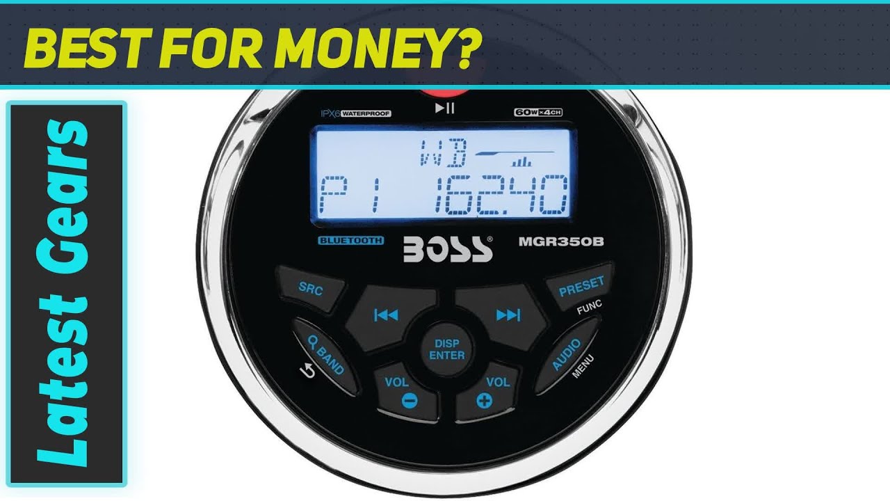 BOSS Audio Systems MGR350B Marine Gauge Stereo System: The Best Marine Audio Experience?