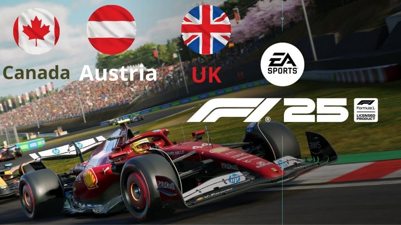 F1 2025 CARRIERA Canada Austria UK