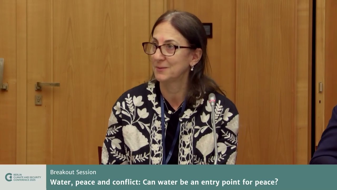BCSC 2025 | Water, peace and conflict: Can water be an entry point for peace?