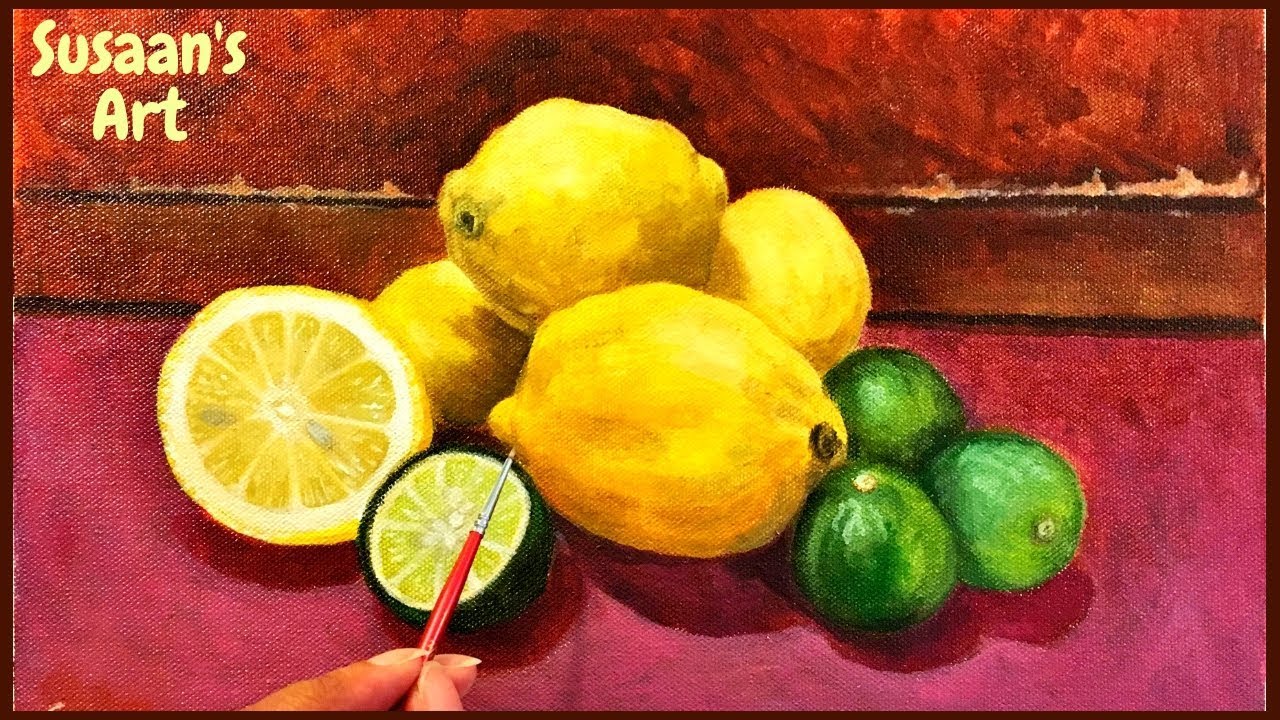 Painting Lemons & Limes / Oil Painting