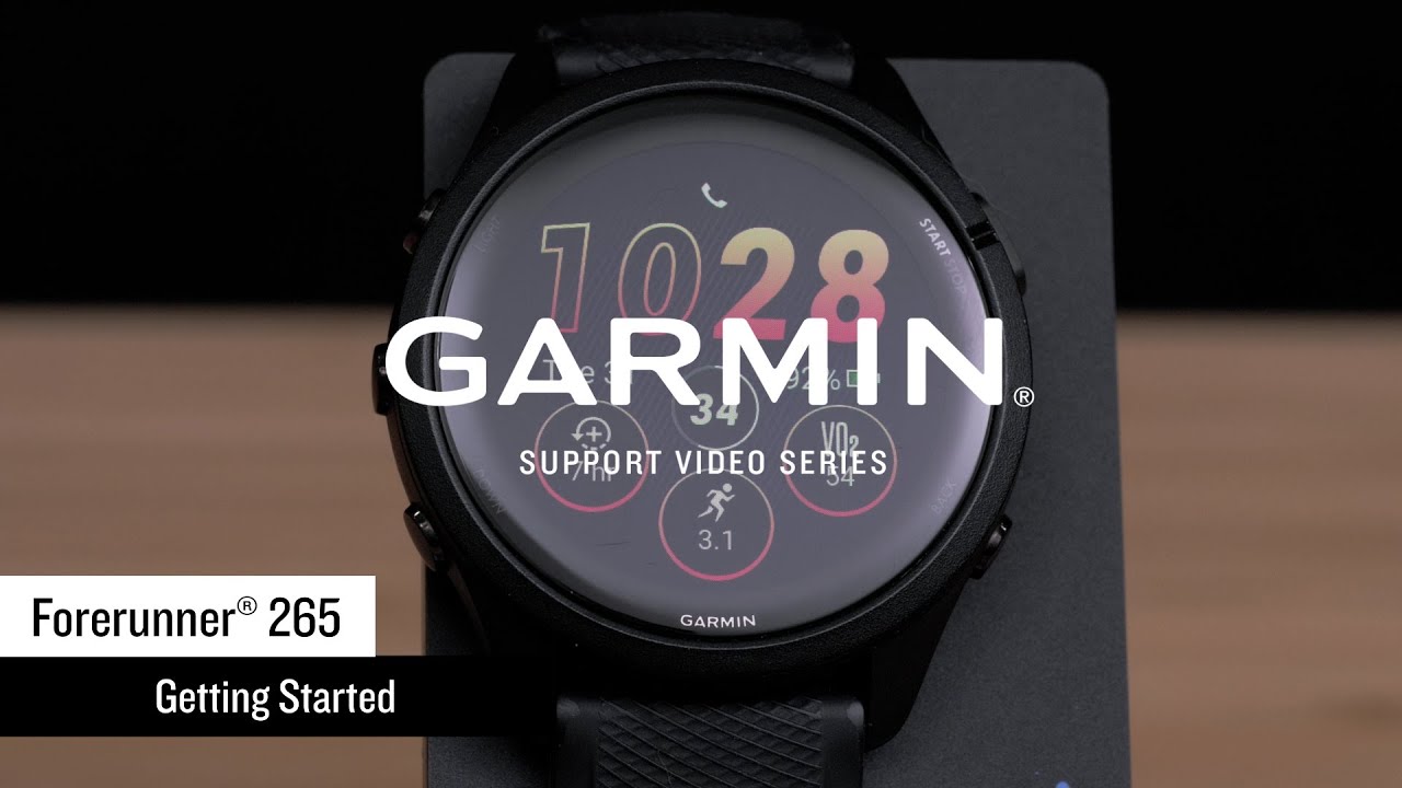 Garmin Support | Forerunner&reg; 265 Series | Getting Started