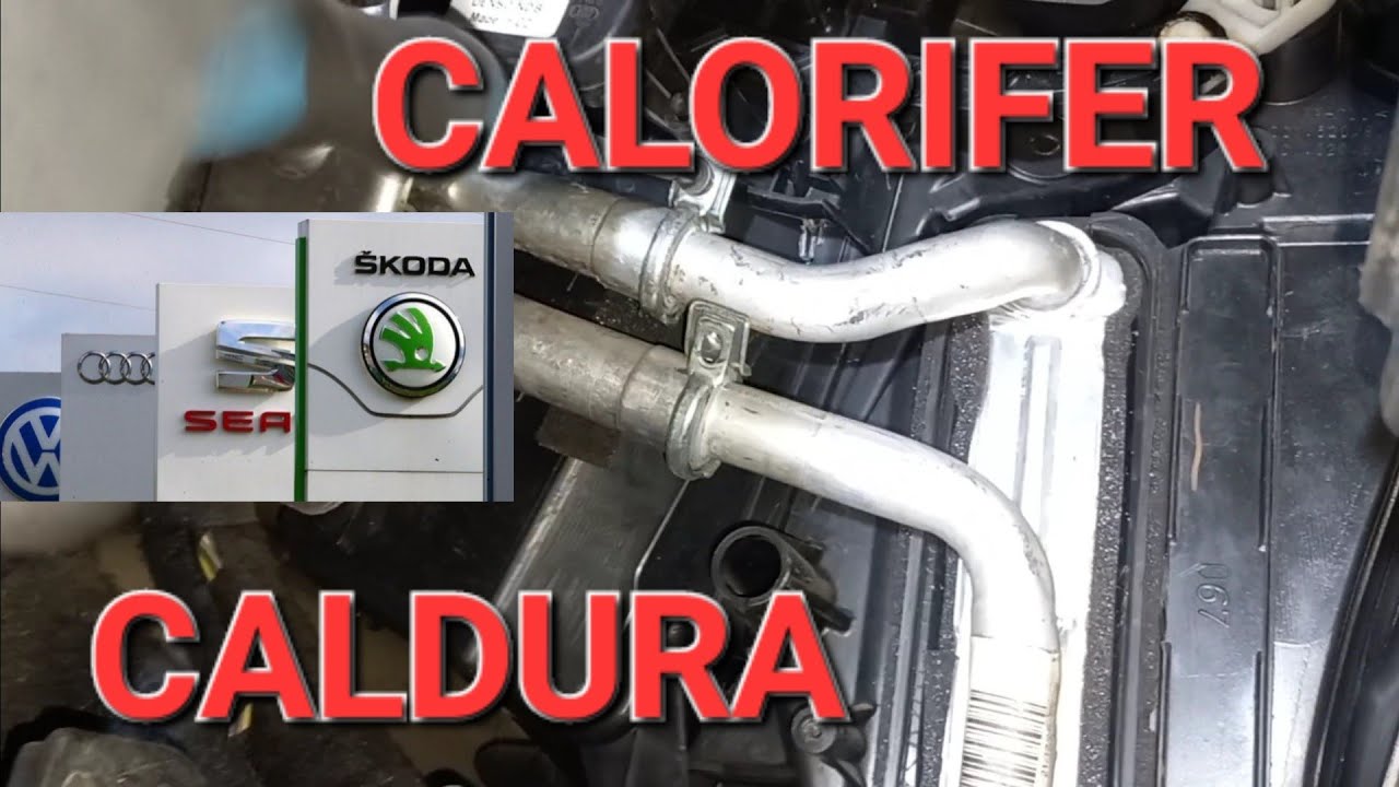 CUM SCHIMBAM RADIATOR CALDURA,CALORIFER DE BORD,LA Skoda SUPERB 2, schimbator caldura
