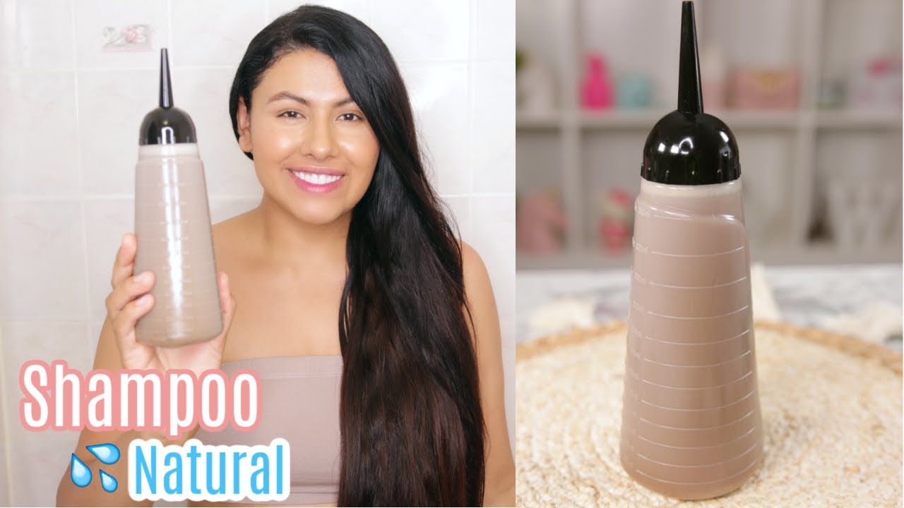 Shampoo natural casero 🧴 Detiene la caída,  elimina el  frizz, la caspa  y crece pelo💕