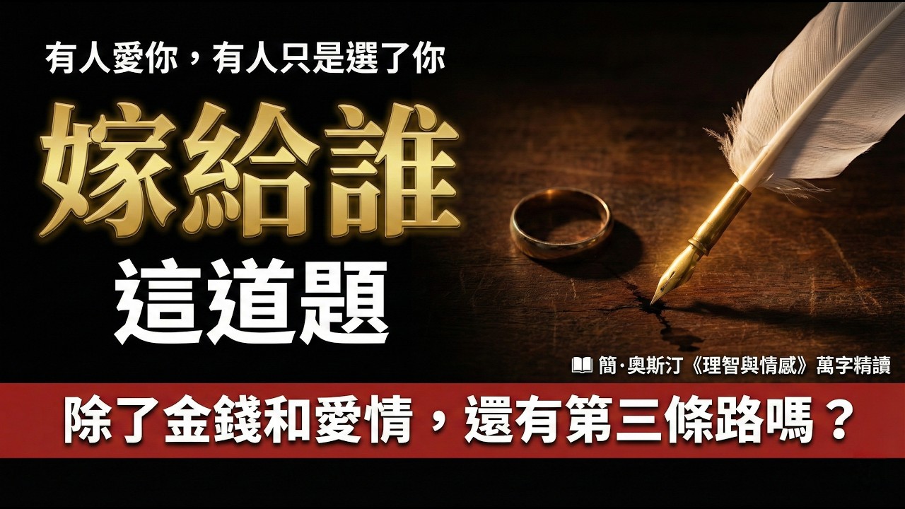 簡·奧斯汀為什麼終身未嫁？她用《理智與情感》給出了兩百年來最清醒的回答