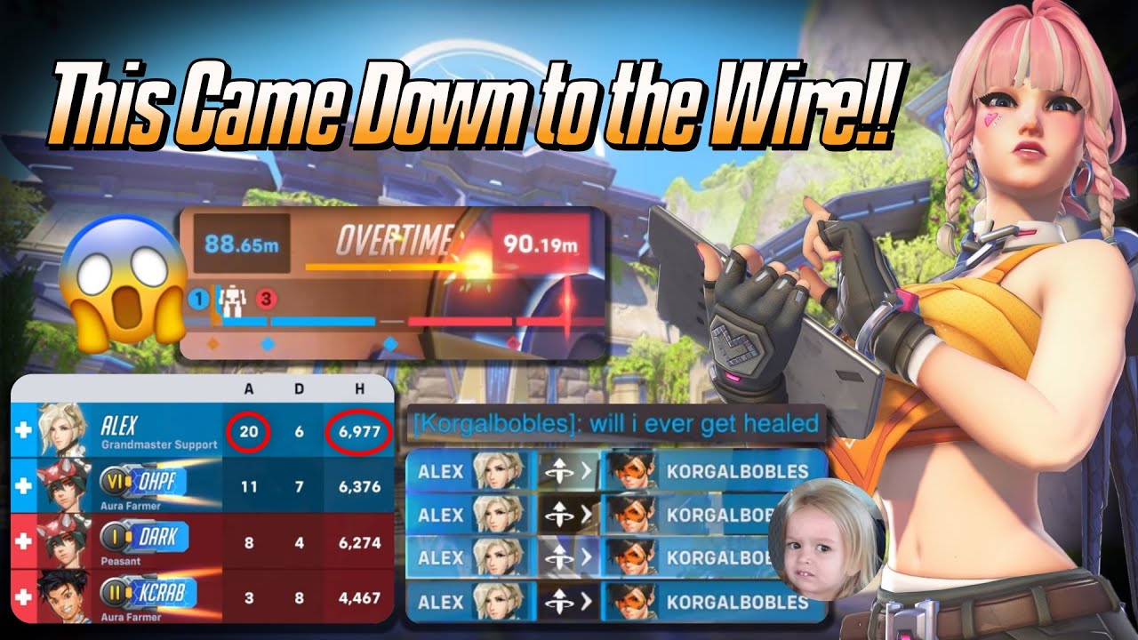 This Came Down to the Wire!! 😱 - Mercy Gameplay & Commentary - Overwatch 2 (Season 20)