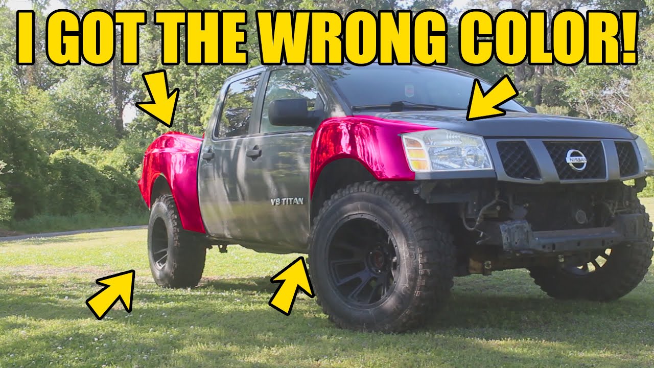 I ACCIDENTLY PAINTED MY TRUCK THE WRONG COLOR