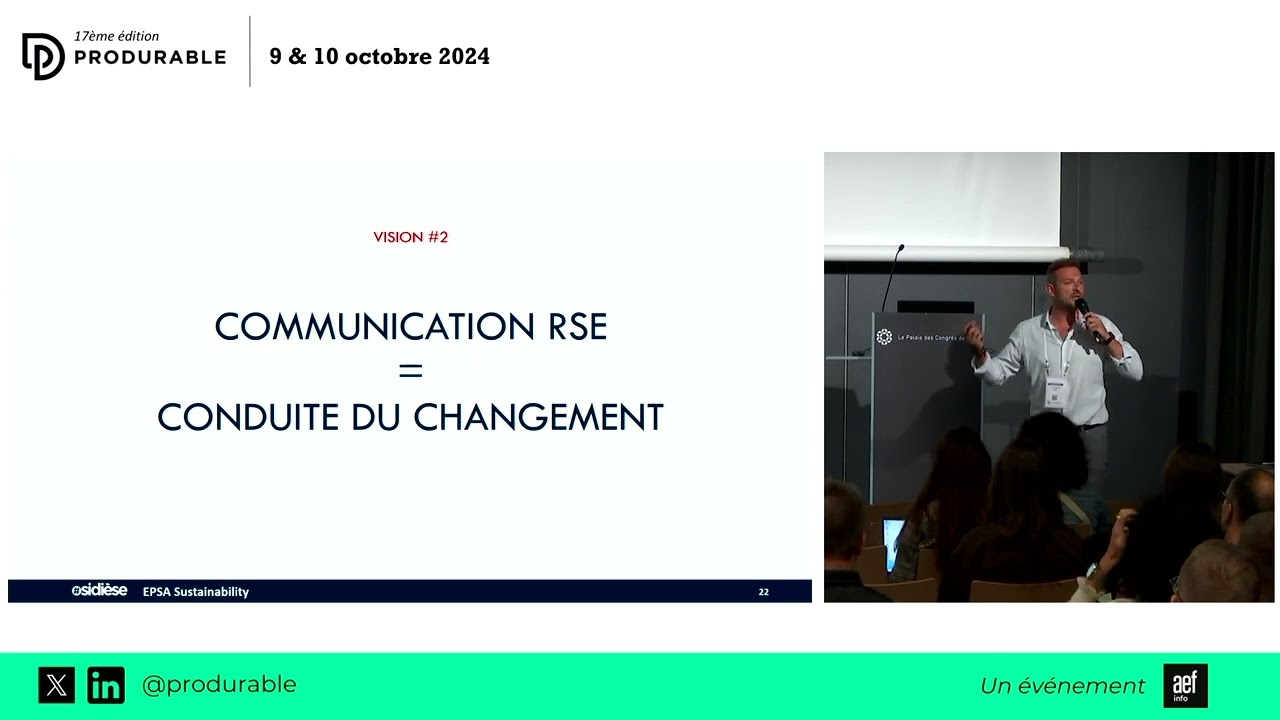A l'heure de la CSRD et du rapport de durabilité, quelle place pour la communication RSE ?