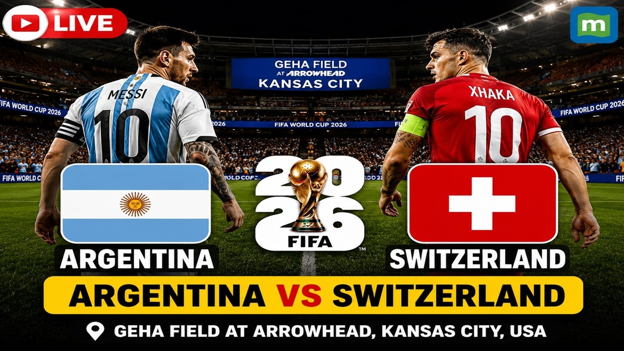 Argentina vs Switzerland LIVE: Messi vs Granit Xhaka | FIFA World Cup 2026 Quarter Final |ARG vs SUI