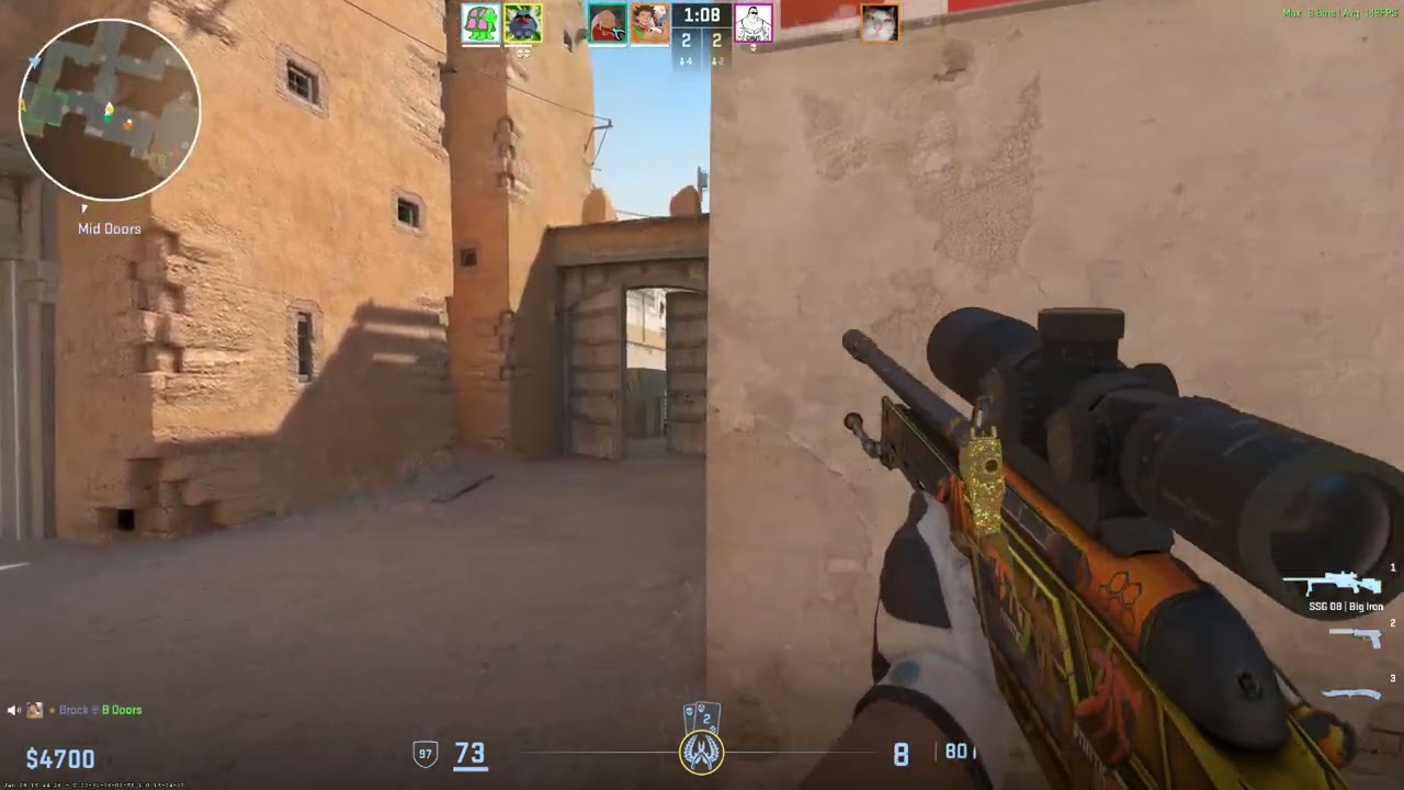 One of my cleanest scout 4ks - Counter Strike 2