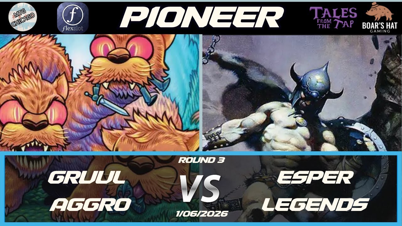 Груул Агро против Эспер Мидрейндж [MTG Pioneer, 3-й раунд]
