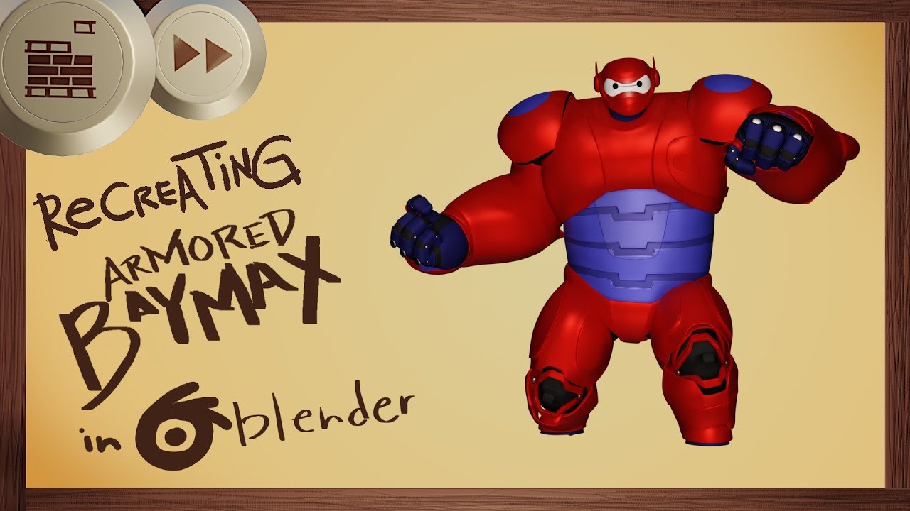 Recreating Armored Baymax in Blender