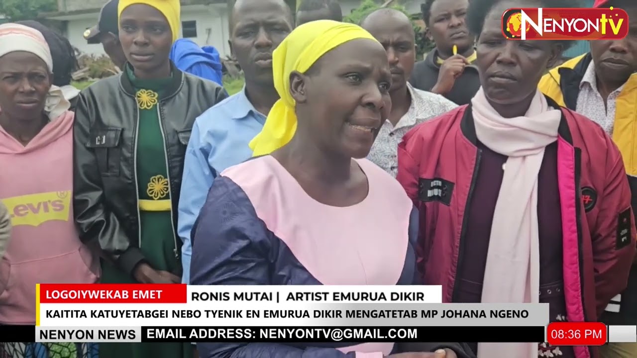 ARTISTS FROM EMURUA DIKIR PAY EMOTIONAL TRIBUTE TO MP JOHANA NGENO FOR UPLIFTING THEIR LIVES