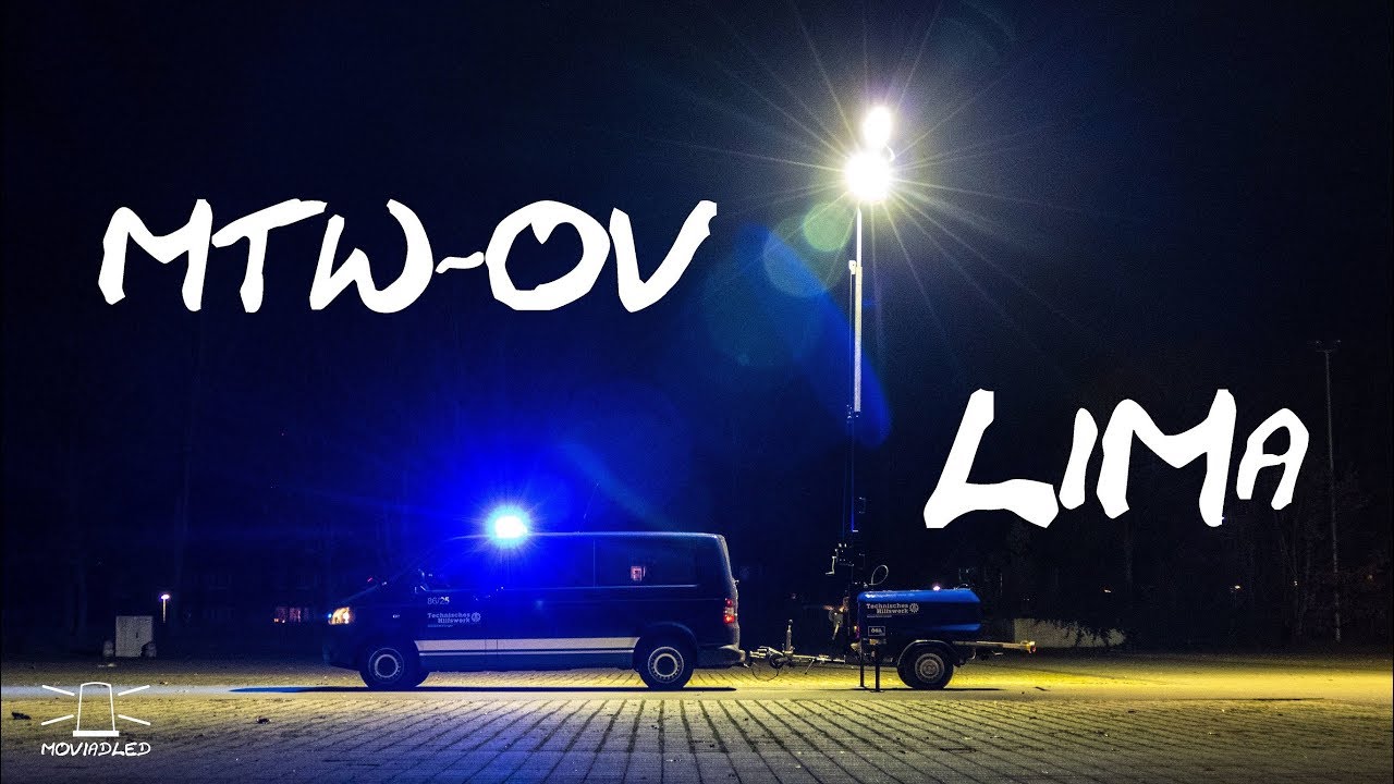 MTW-OV mit Lichtmastanhänger THW Lingen (Ems)