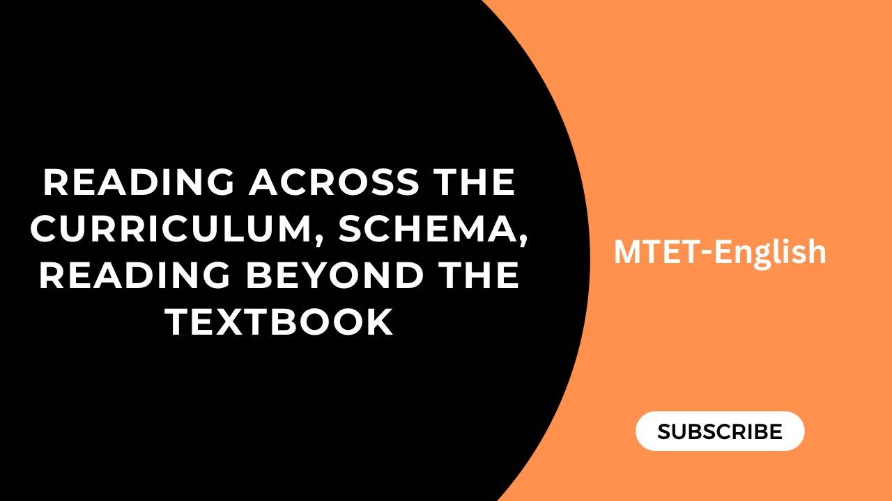 Reading Across the Curriculum | Schema | Reading beyond the textbook