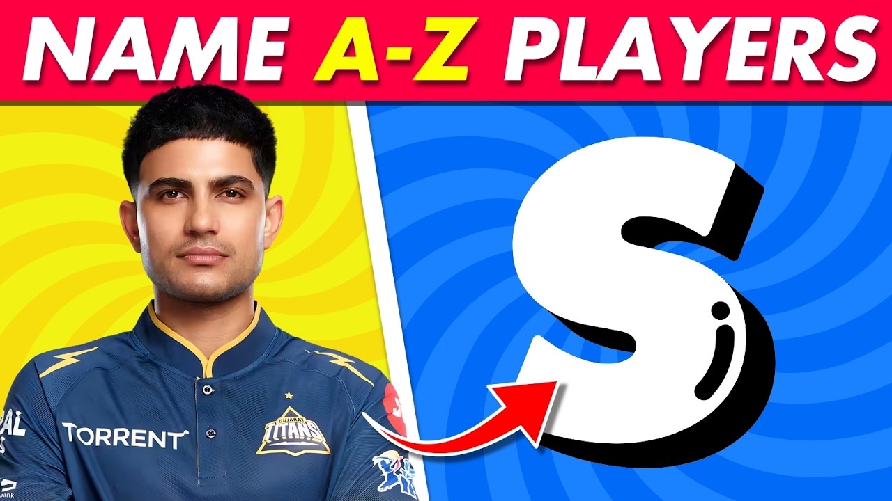 Сможете назвать игрока IPL от А до Я? 🏏 | Крикетный алфавитный квиз
