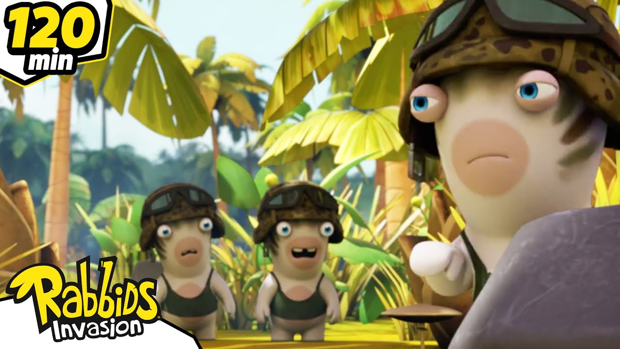 🪖¿Podrán Los Rabbids Militares cumplir su Misión de Rscate? 🤪 Rabbids La Invasión 🐰 Dibujos animados