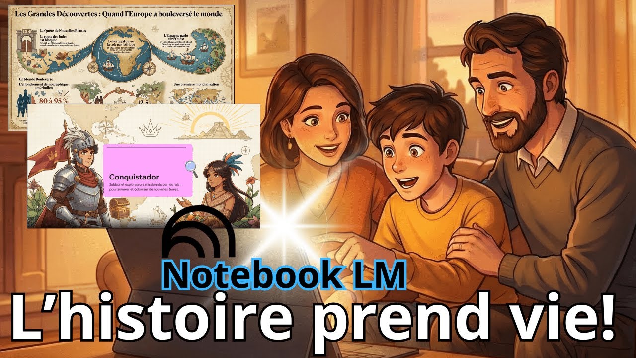 Comment Gemini 3 rend Notebook LM génial pour apprendre l’Histoire !